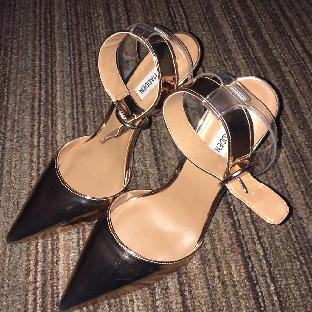Rose Gold Steve Madden heels